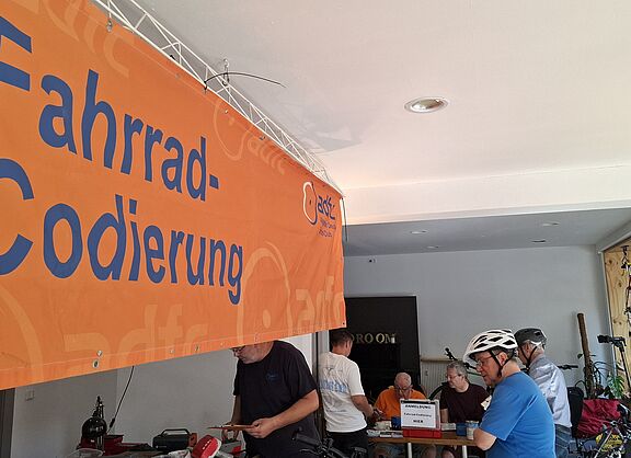 Bild vom Codieren im Radraum Offenbach